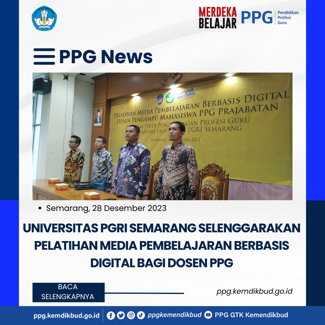 Universitas Pgri Semarang Selenggarakan Pelatihan Media Pembelajaran 